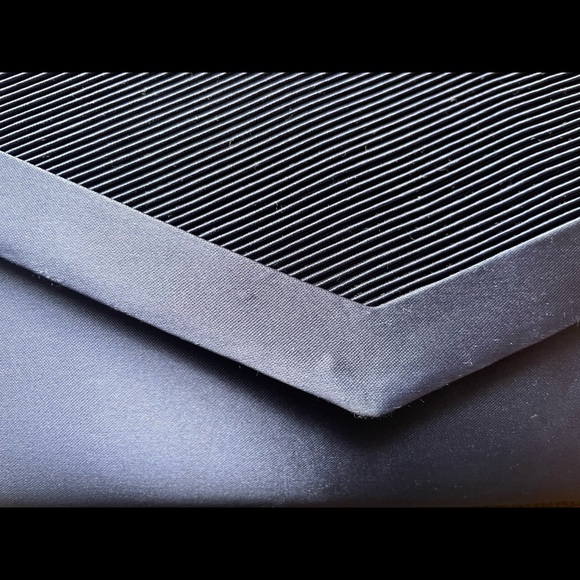 VALERIE STEVENS Satin Navy Blue Purse - Picture 10 of 12